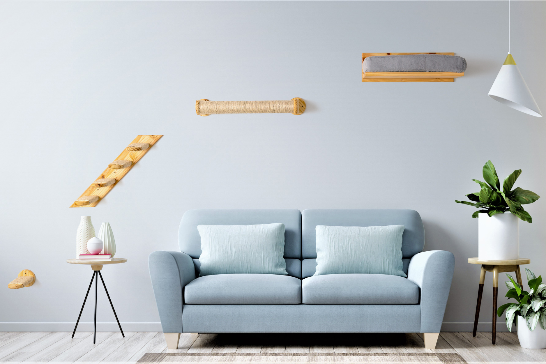 Purrfect playtime klimwand donker - Pawkour