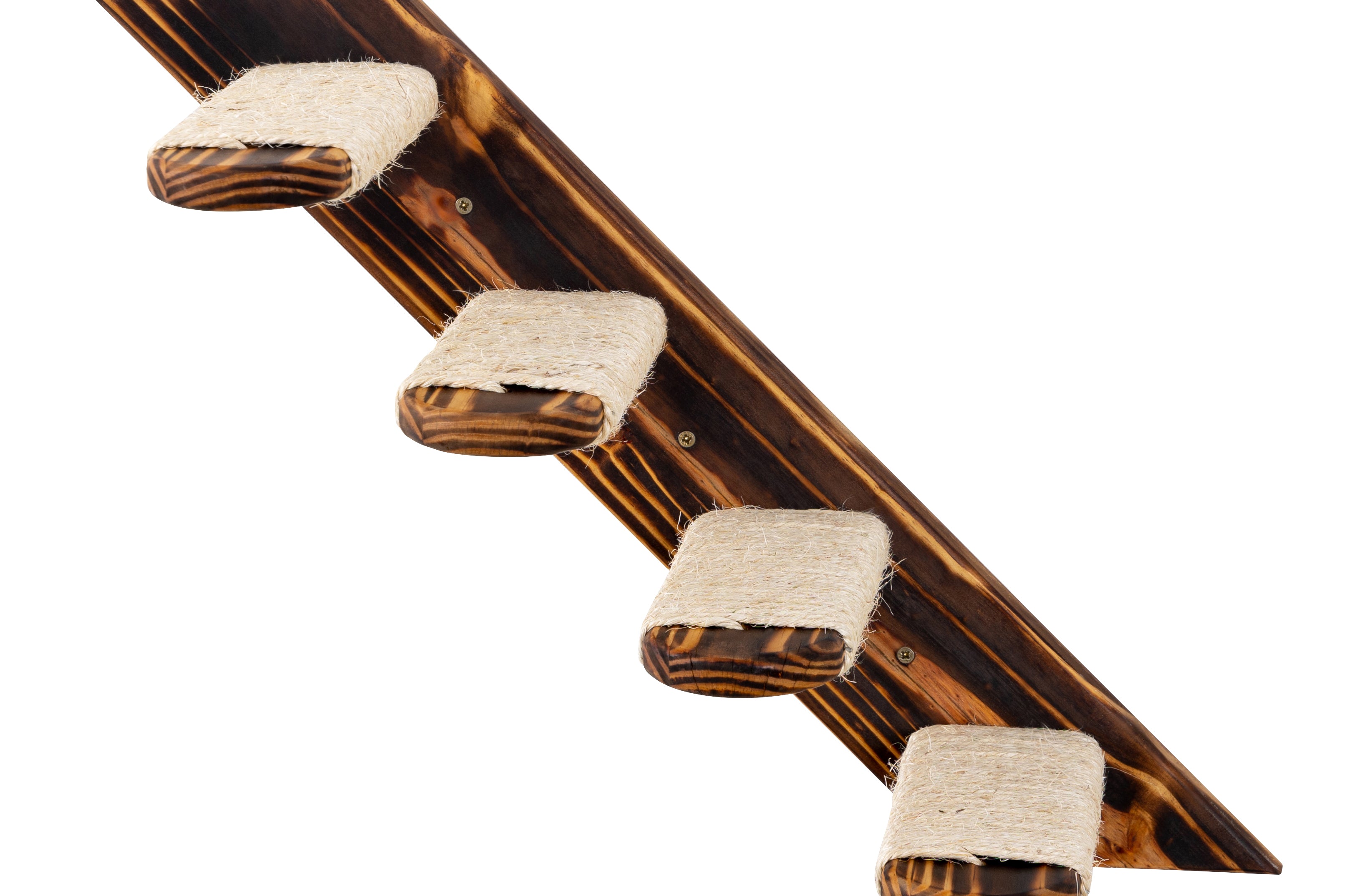 Kattentrap muur van Pawkour, donker, rechter bevestiging.