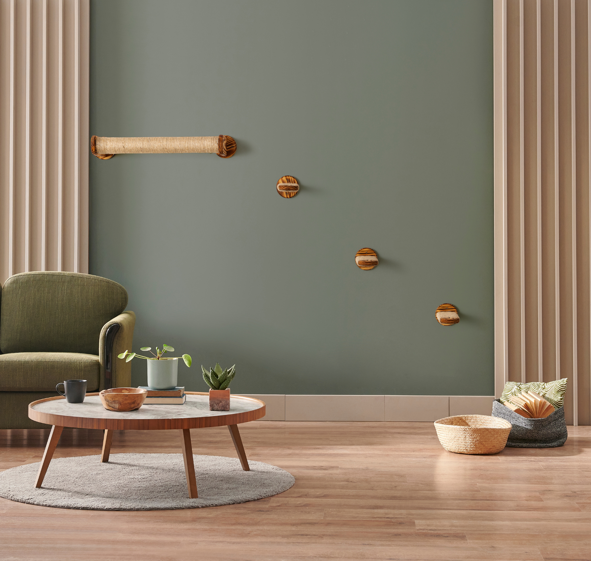 Catventure starter set katten klimmuur, donker - Pawkour