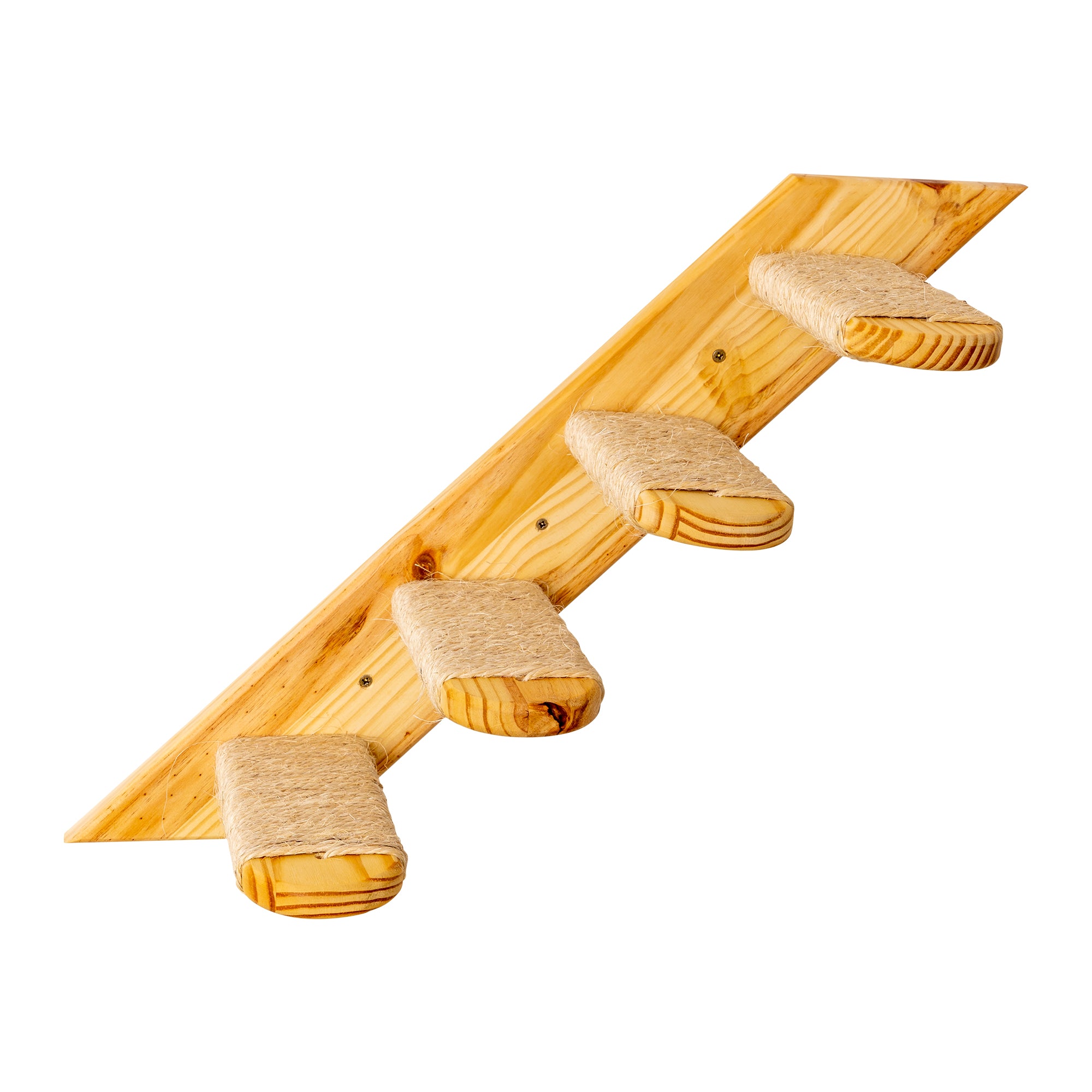 trap voor de katten klimwand - linker bevestiging, licht van kleur