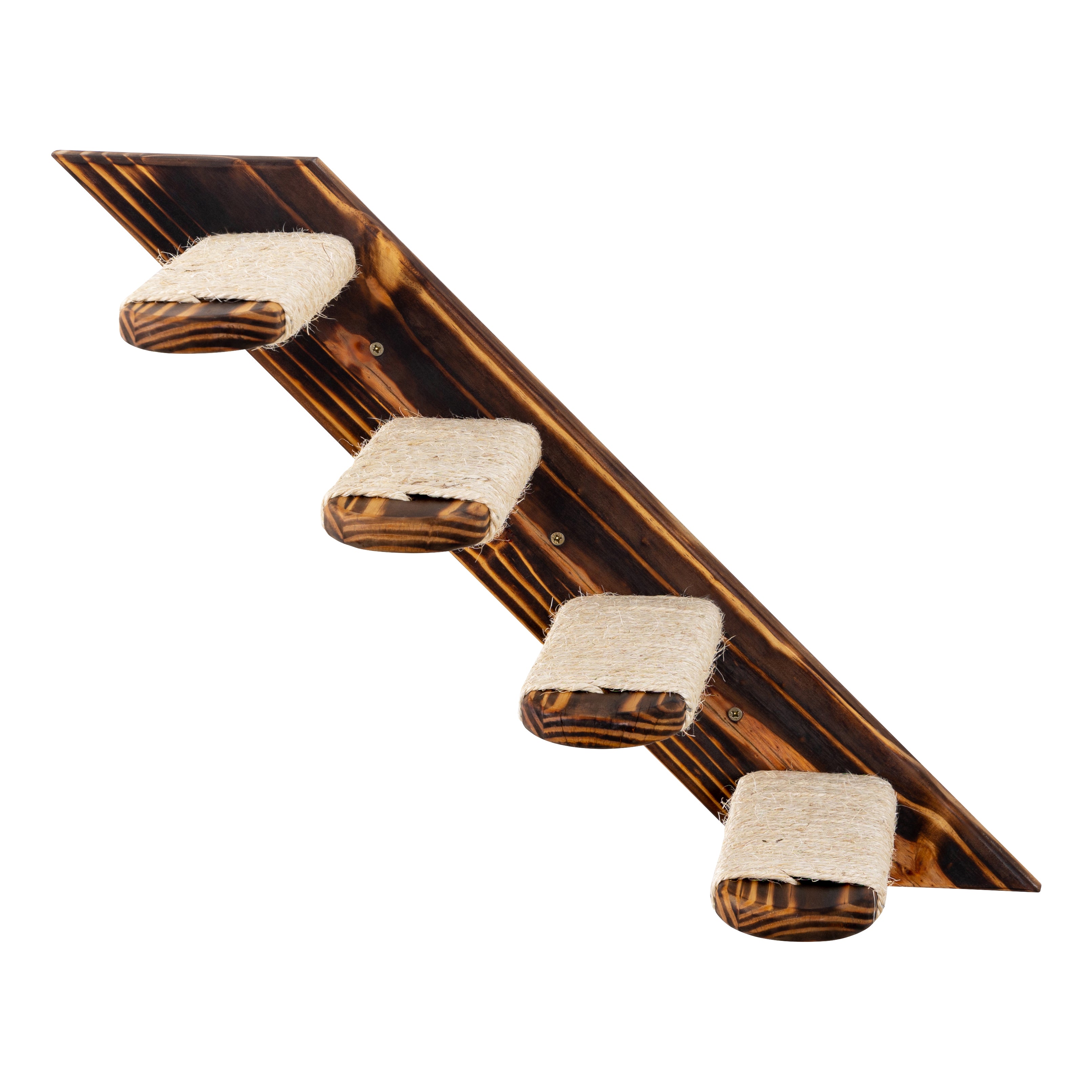 Kattentrap muur van Pawkour, donker, rechter bevestiging.